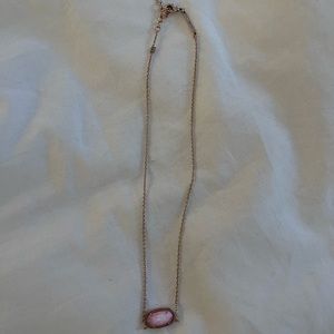 Kendra Scott Pink Druzy Necklace